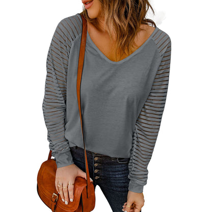 Simple V-neck Fashion Women's Wear