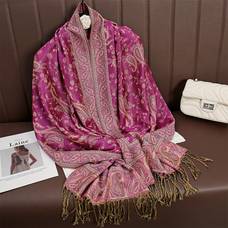 Cashmere Shawl Women's Printed Warm Scarf