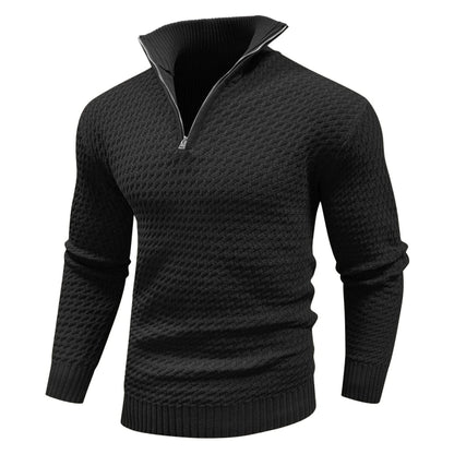 Men's Sweater Plus Size Half-turtleneck