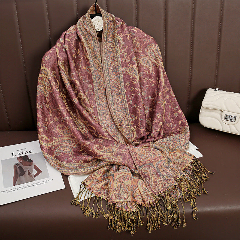 Cashmere Shawl Women's Printed Warm Scarf