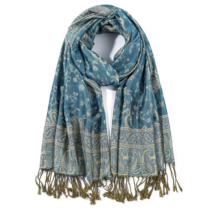 Cashmere Shawl Women's Printed Warm Scarf