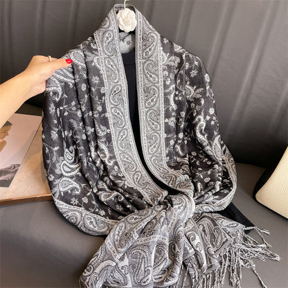 Cashmere Shawl Women's Printed Warm Scarf