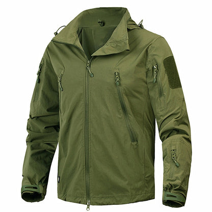 New Autumn Men's Jacket Tactical Outwear Breathable Nylon Light Windbreaker Coat