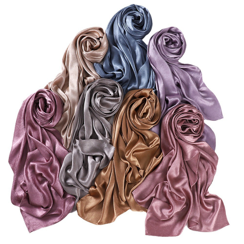 New Silk-like Silky Satin Scarf