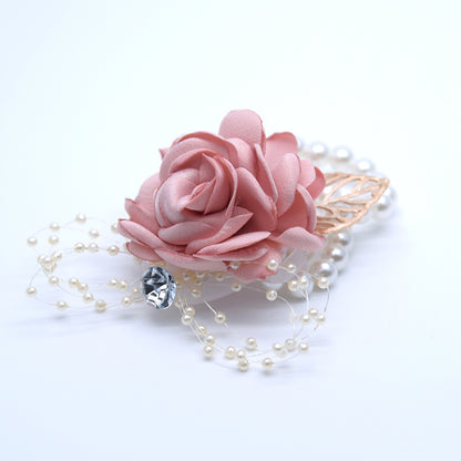 Wrist Flower Bride Bridesmaid Sister Group Wrist Flower Corsage Hand Gift Children Dance Hand