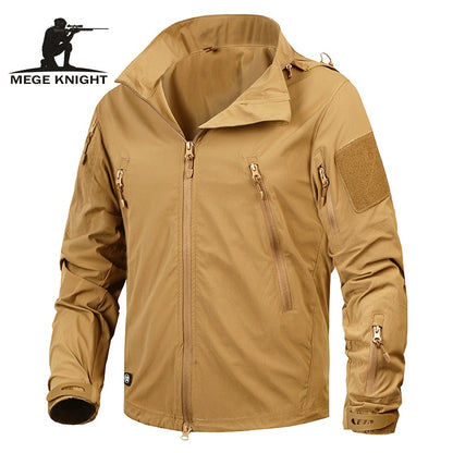 New Autumn Men's Jacket Tactical Outwear Breathable Nylon Light Windbreaker Coat